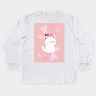 cat Kids Long Sleeve T-Shirt